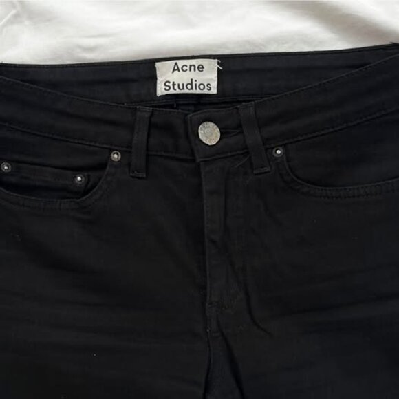 Acne Studios - Jeans Skin 5 Black - Picture 3 of 4